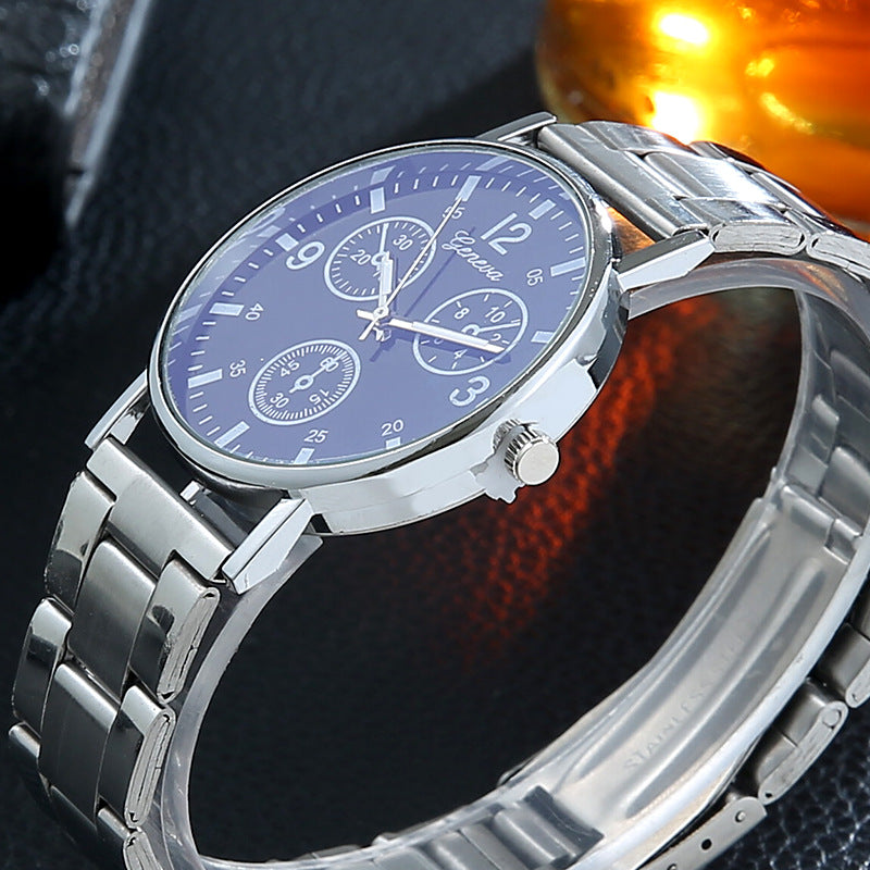 Men's Casual Blue Light Watch