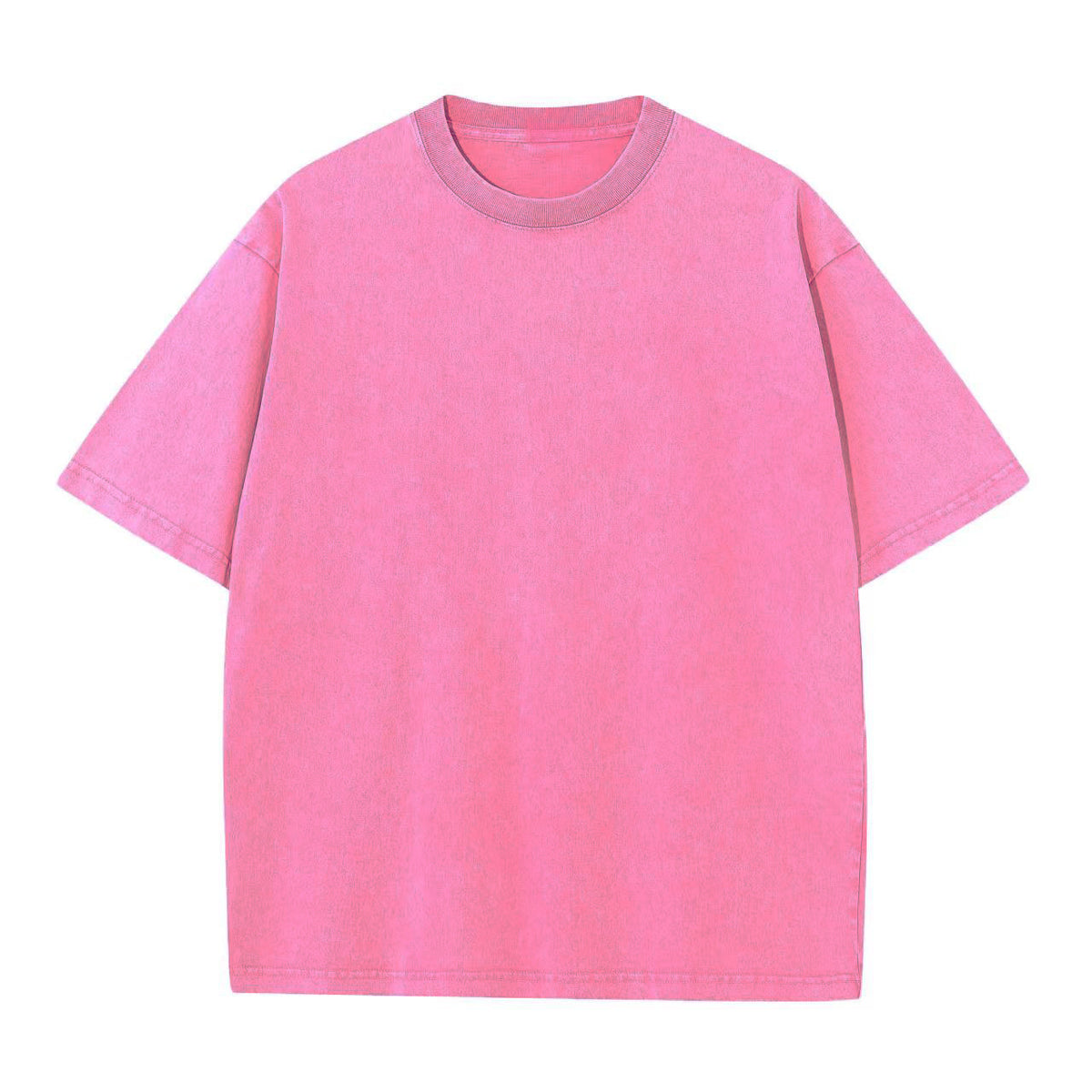 230g American Retro Wash Old T-shirt Cross-border US Size oversize Short-sleeved Cotton Shoulder T-shirt for Men