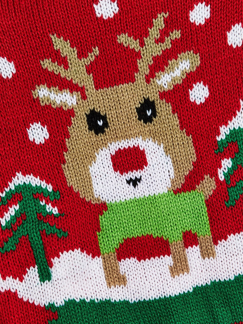 Cross Border Pet Clothes Santa Claus Sound Christmas Tree Car Elk Snowflake Gingerbread Man Dog Sweater Autumn Winter