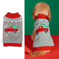 Cross Border Pet Clothes Santa Claus Sound Christmas Tree Car Elk Snowflake Gingerbread Man Dog Sweater Autumn Winter
