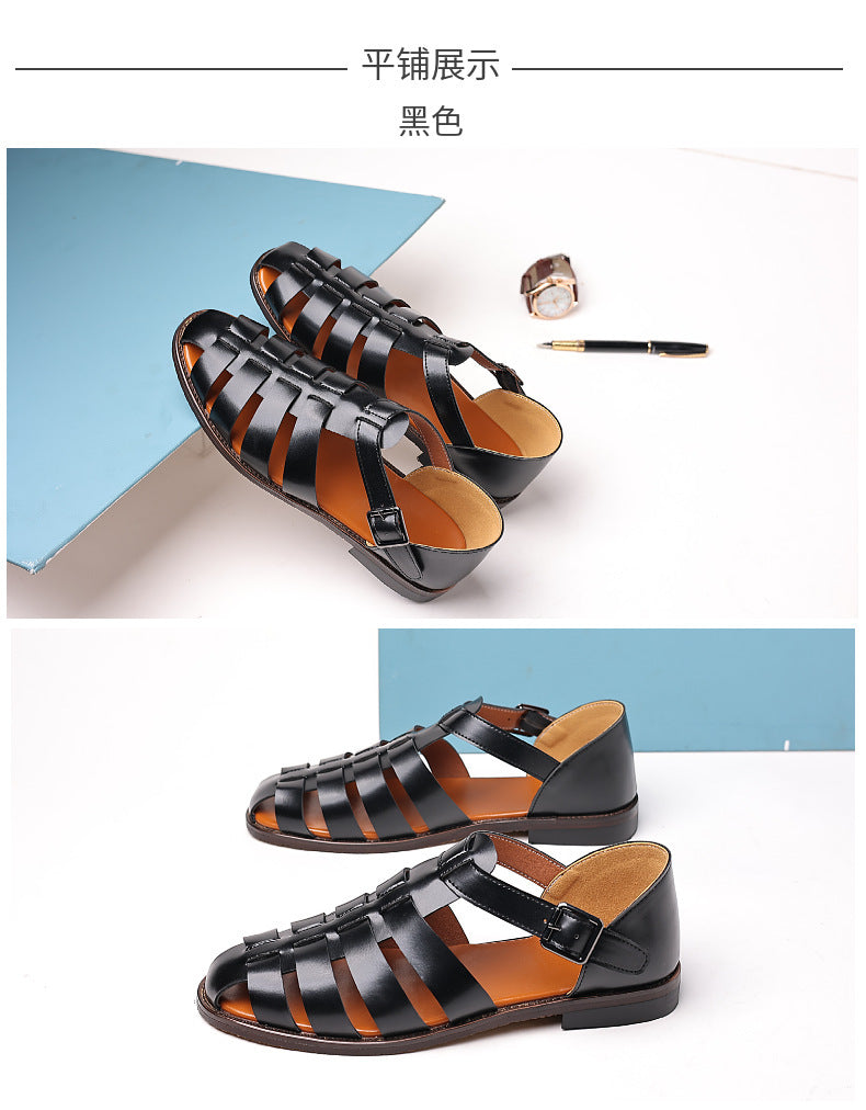 Plus Size Men's Shoes 2025 Summer New Casual Sandals Men's Fashion Trendy Roman Shoes Cross-Border Export Men's Shoes
