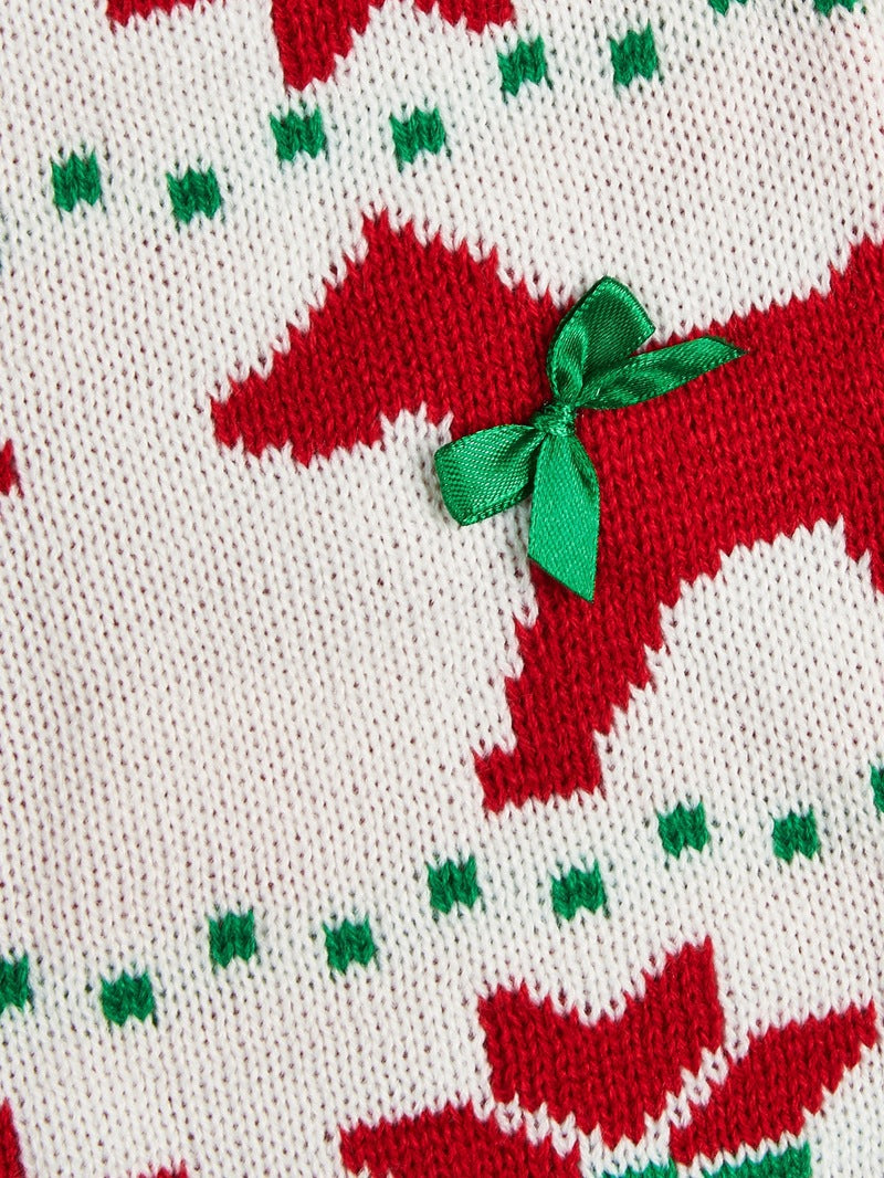 Cross Border Pet Clothes Santa Claus Sound Christmas Tree Car Elk Snowflake Gingerbread Man Dog Sweater Autumn Winter