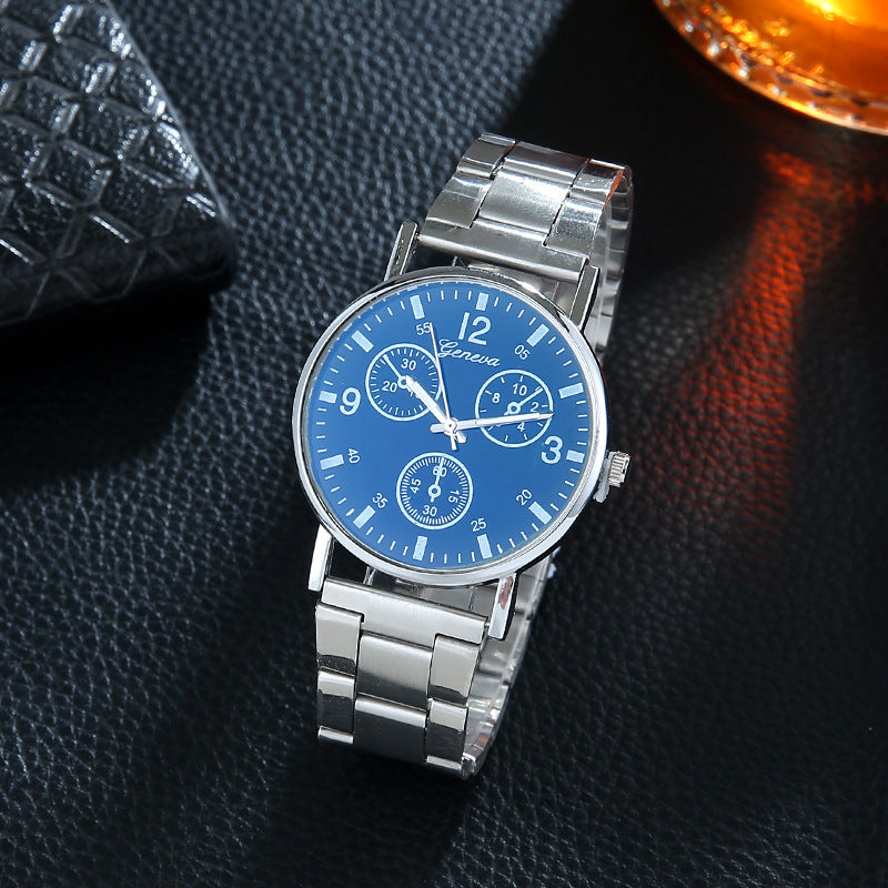 Men's Casual Blue Light Watch