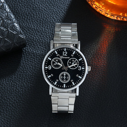Men's Casual Blue Light Watch
