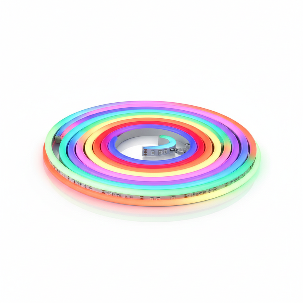RGB LED Strip Light – White Background
